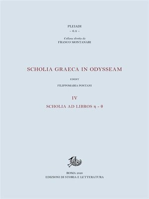 cover image of Scholia graeca in Odysseam. IV